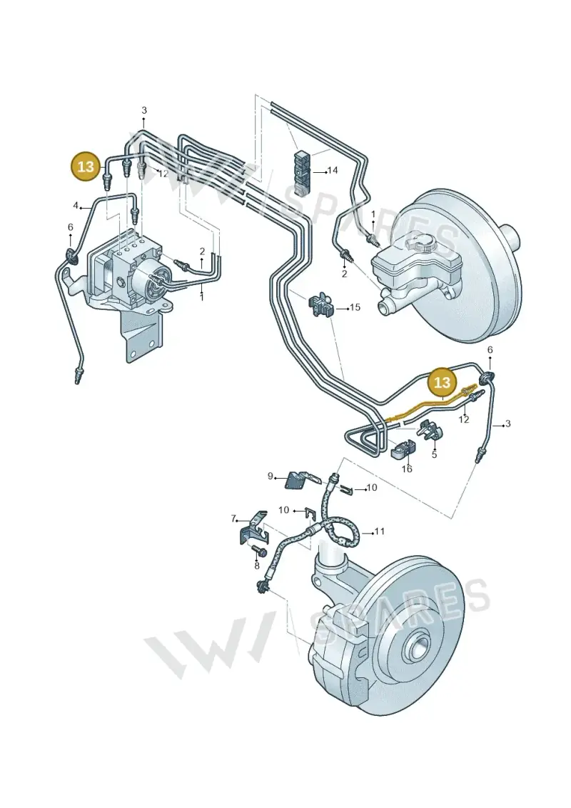 5Q1614726L — Skoda Superb Combi (2015-2024) diagram 745611200, position 13