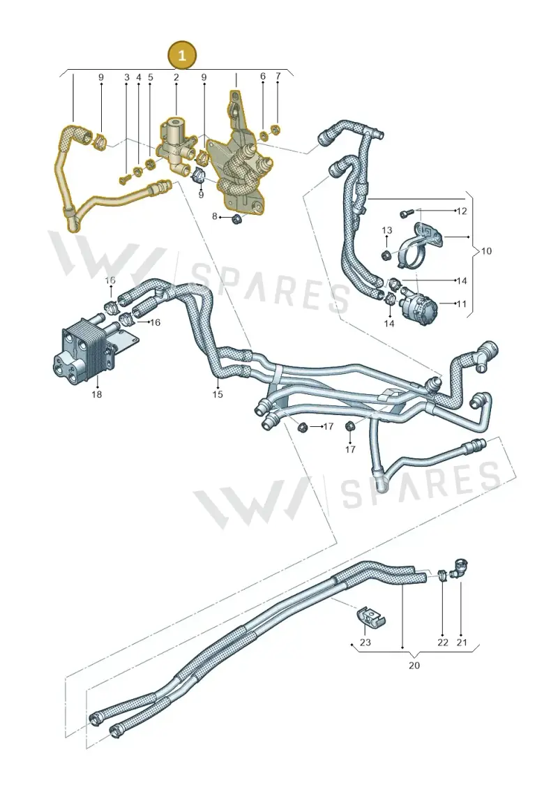 5Q1820113C — Volkswagen Golf 2.0 BlueMotion (2019-2024) diagram 746819970, position 1