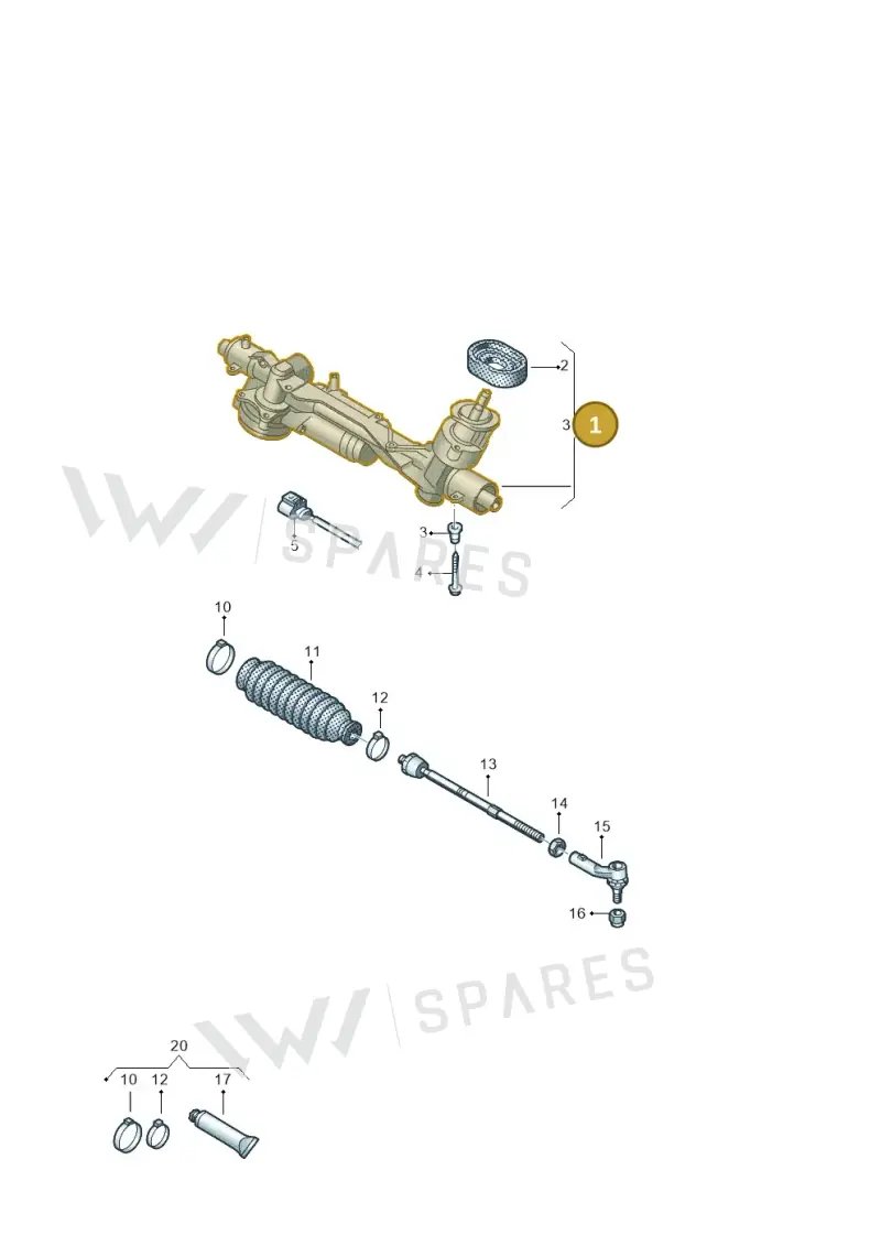 5Q2423055LX — Volkswagen E-Golf (2014-2021) diagram 774423200, position 1