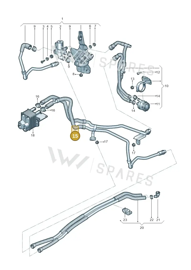 5Q2819885E — Volkswagen Golf 2.0 (2016-2020) diagram 746819950, position 15