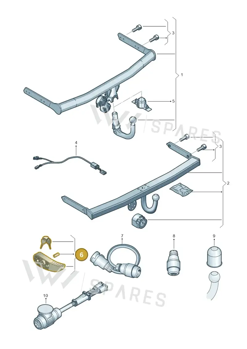5QA092734 — Volkswagen T-Roc convertible 1.5 (2019-2024) diagram 813071010, position 6