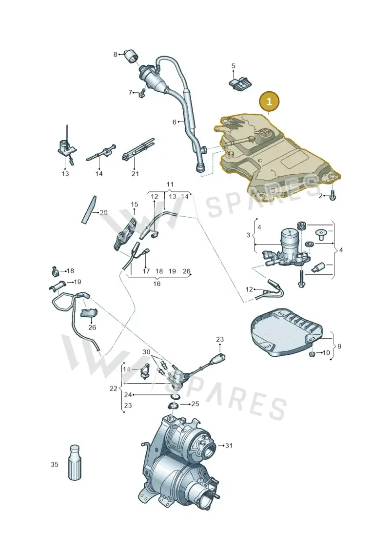 5QA131877G — Volkswagen Touran 2,0 BlueMotion (2015-2024) diagram 869253560, position 1