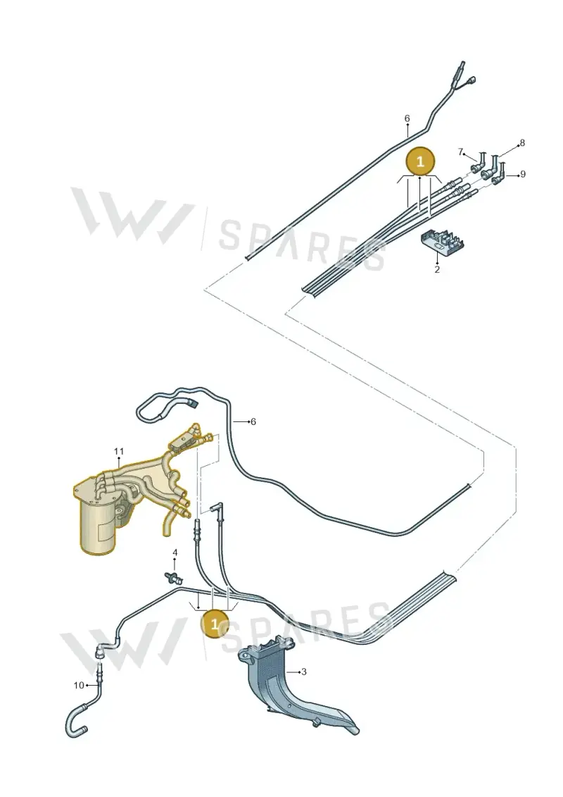 5QA200059D — Volkswagen Caddy Maxi Kombi (2020-2024) diagram 884201250, position 1