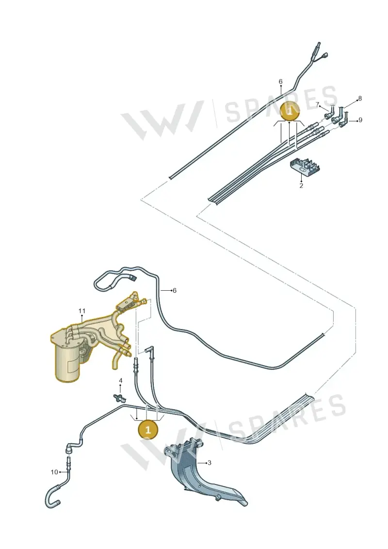 5QA200059G — Volkswagen Tiguan 2.0 (2023-) diagram 884201250, position 1
