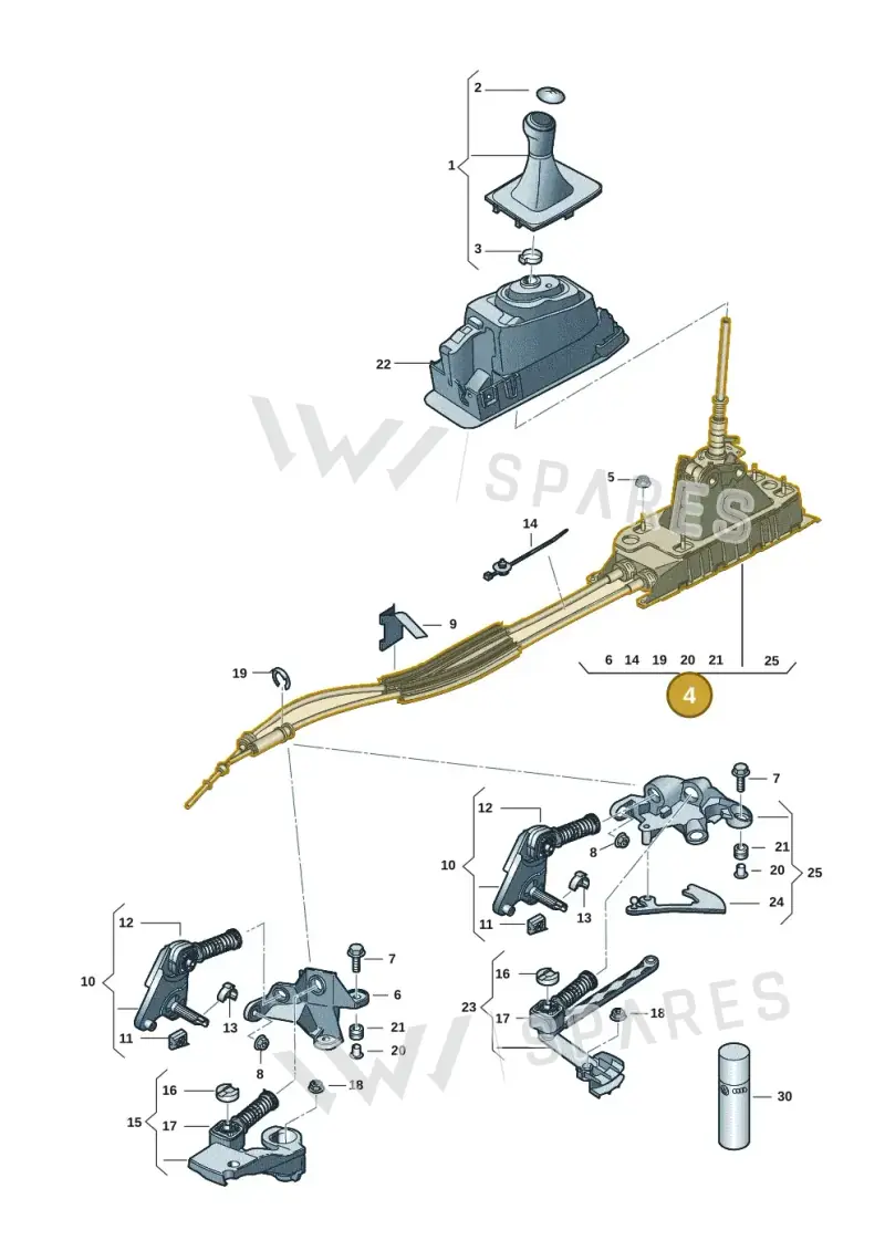 5QA711049D — Volkswagen Tiguan 2.0 4Motion (2017-2024) diagram 793711301, position 4
