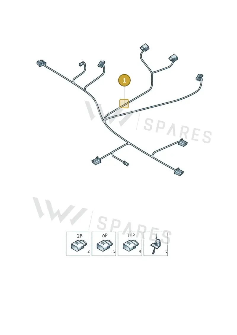 5QC971566 — Volkswagen Tiguan 2.0 (2023-) diagram 57x972655, position 1