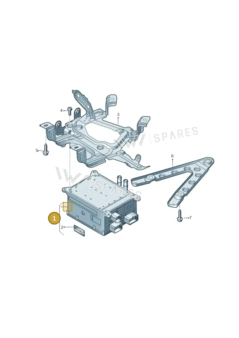 5QE915681CQ — Audi A8 (2017-2025) diagram 838915800, position 1