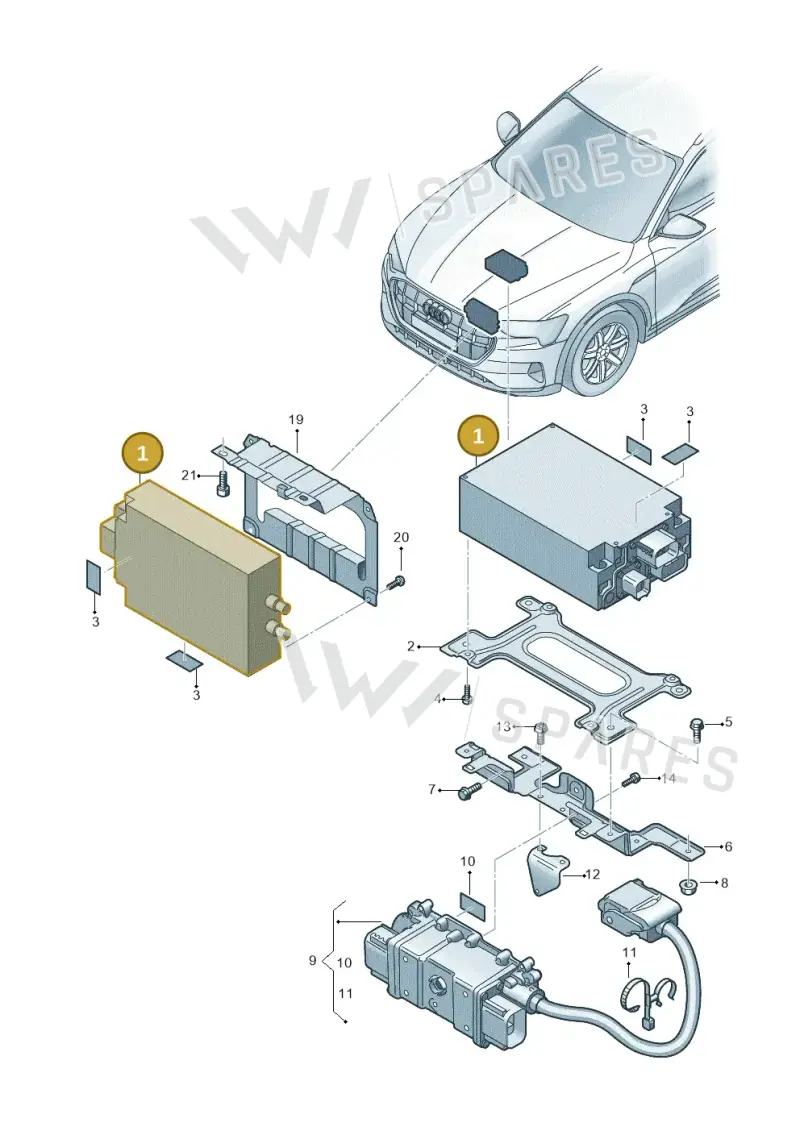 5QE915684BC — Audi Q8 e-tron (2018-2025) diagram 586915800, position 1