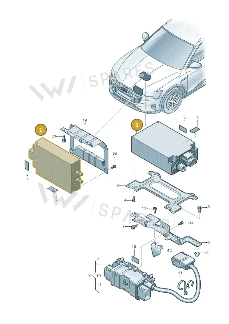 5QE915684K — Audi Q8 e-tron (2018-2025) diagram 586915800, position 1