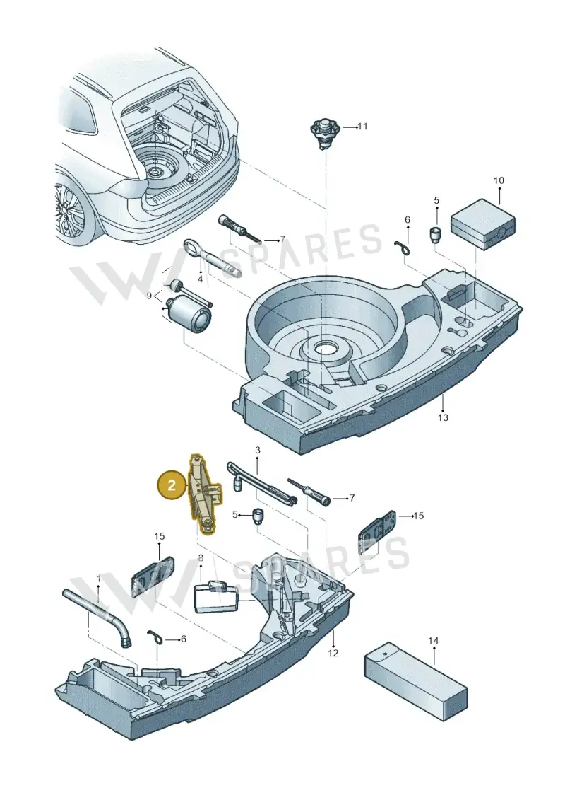 5QF011031D — SEAT Tarraco (2018-2024) diagram 833012000, position 2