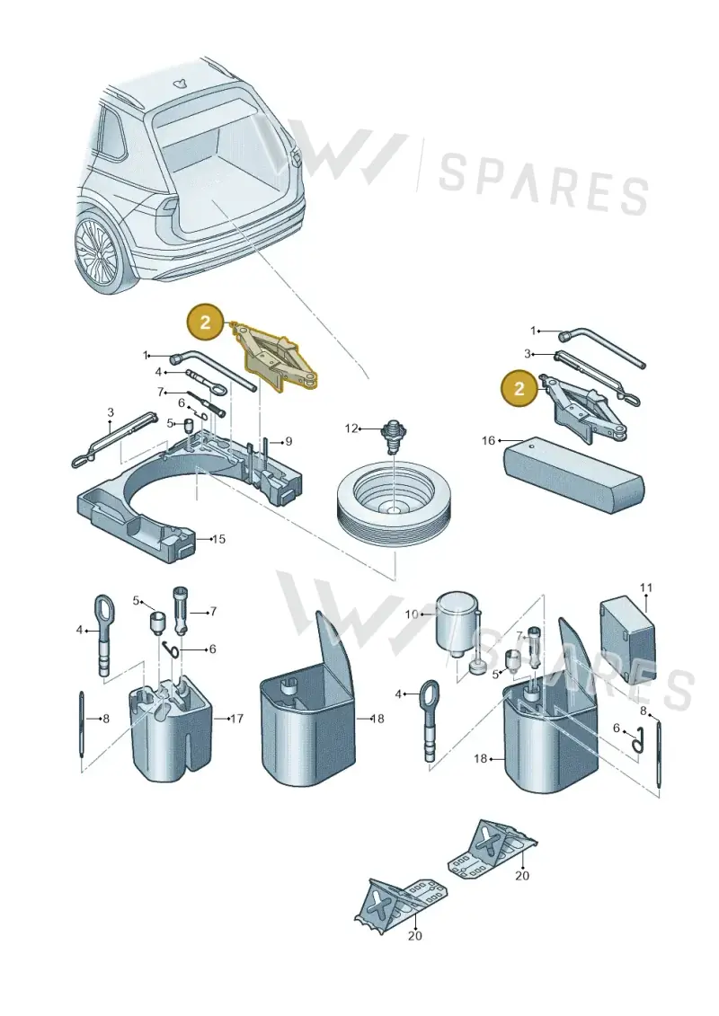 5QF011031D — Skoda Kodiaq (2016-2024) diagram 884012000, position 2
