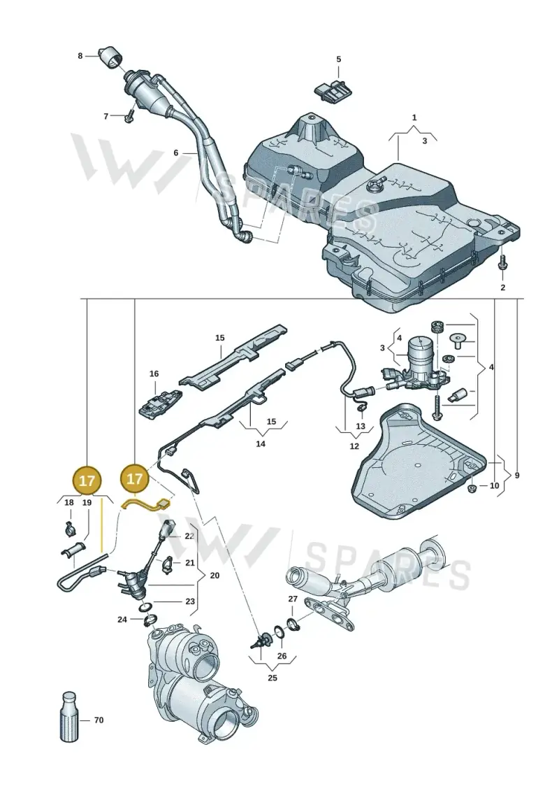 5QF131984AA — Volkswagen Tiguan 2.0 (2023-) diagram 57x201600, position 17