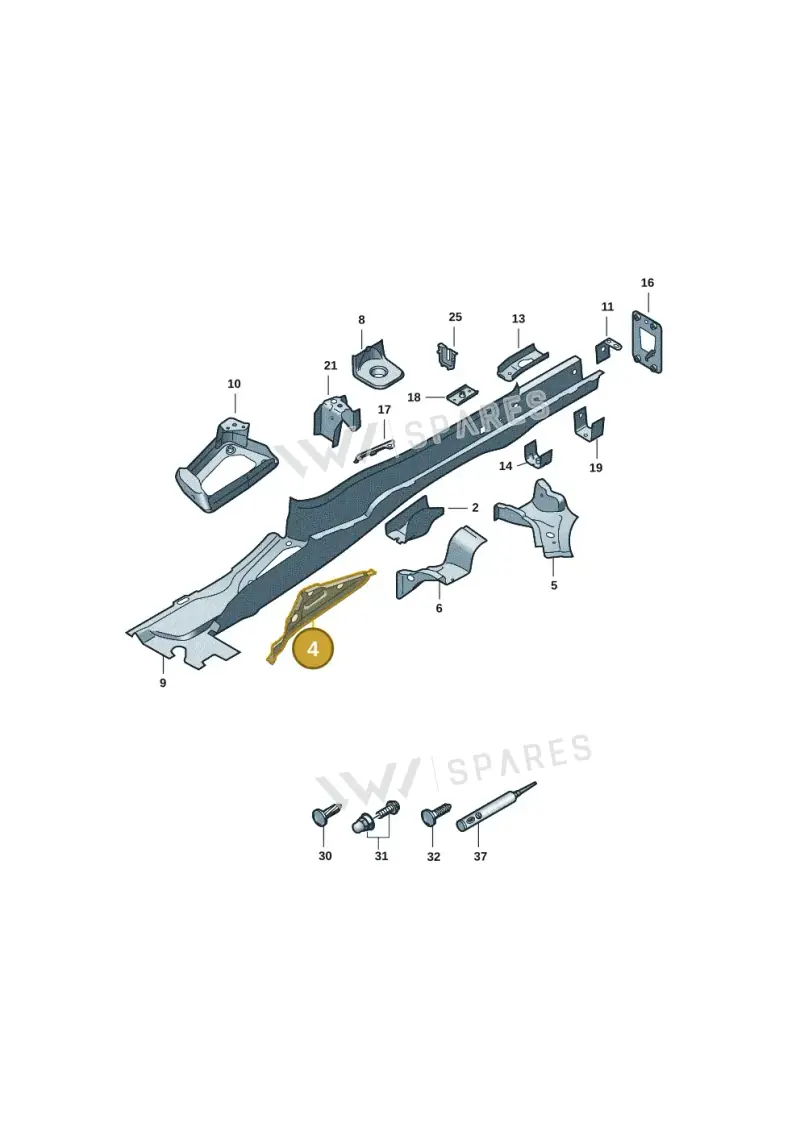 5QF802558 — Volkswagen Tiguan 2.0 (2023-) diagram 57x803401, position 4