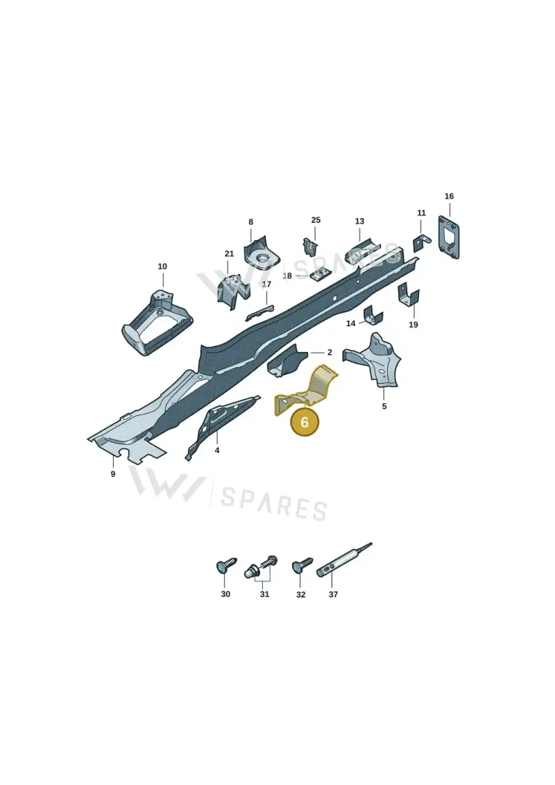5QF803066 — Volkswagen Tiguan 2.0 (2023-) diagram 57x803401, position 6