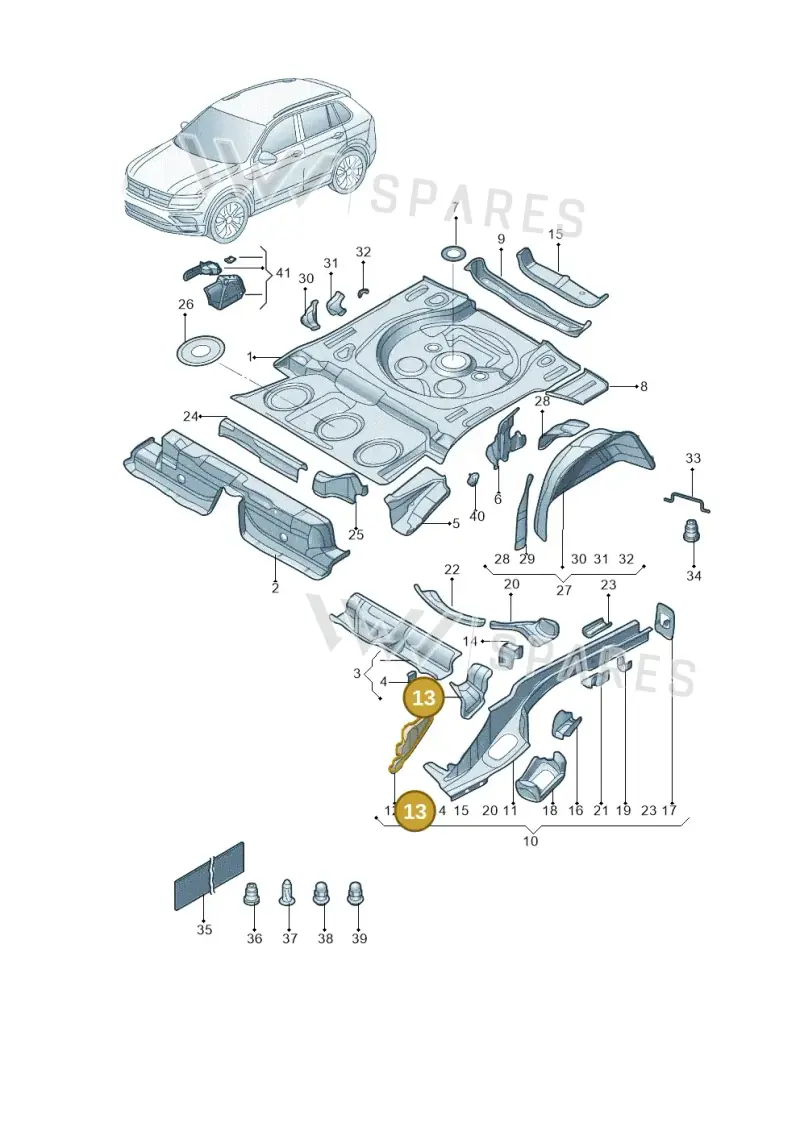 5QF803066 — Volkswagen Tiguan (2024-) diagram 808803200, position 13