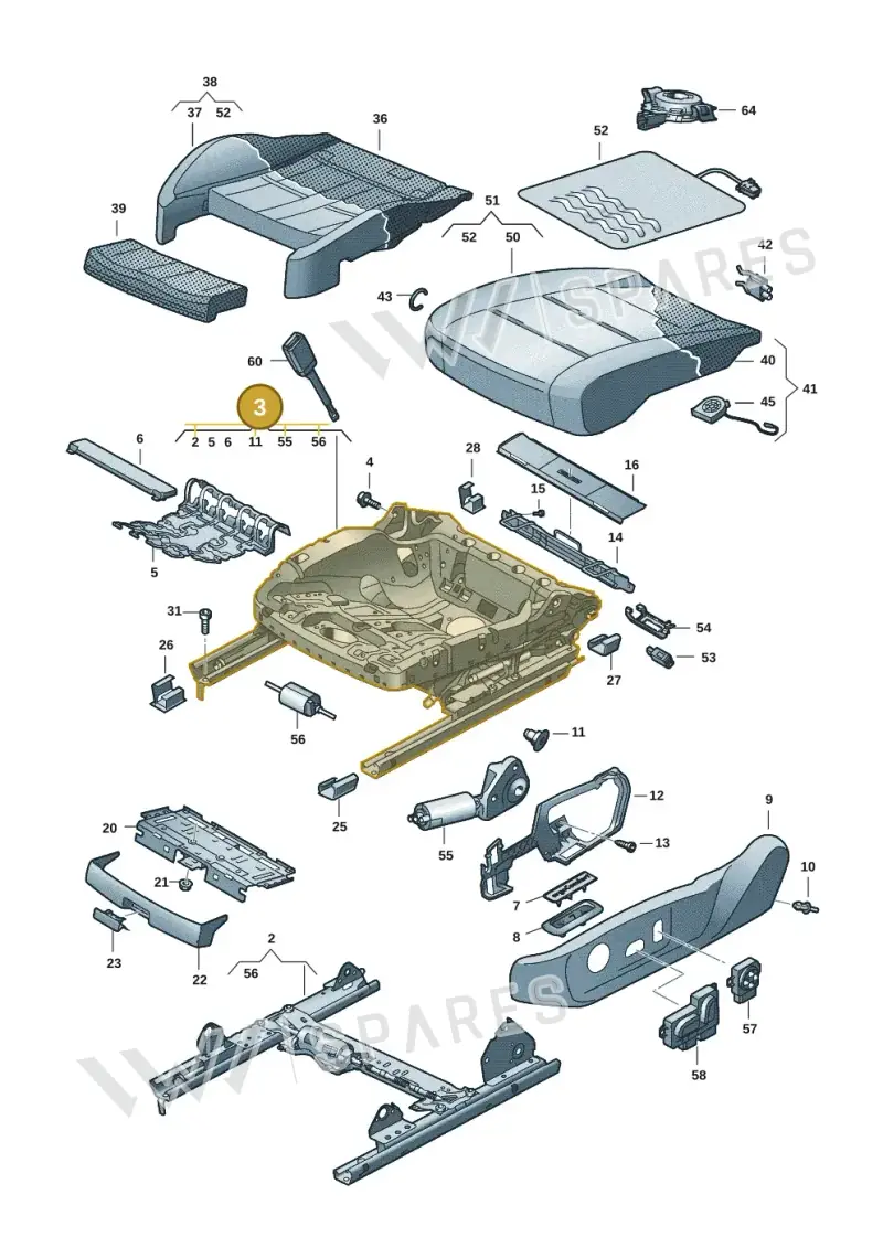 5QF881105S — Skoda Kodiaq (2024-2024) diagram 3j0881100, position 3