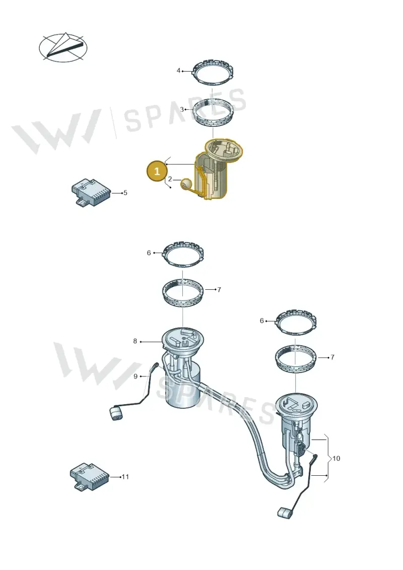 5QF919087M — Volkswagen Tiguan 2.0 4Motion (2016-2024) diagram 884919300, position 1
