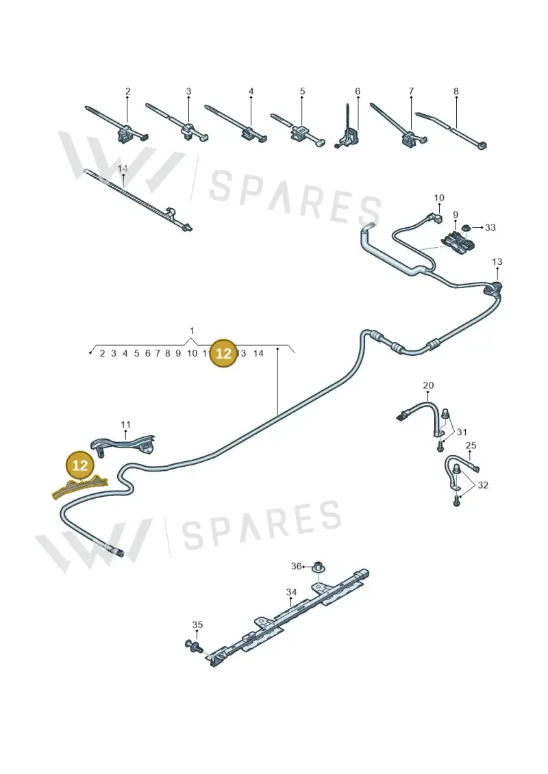 5QF971824B — Audi Q3 (2018-2025) diagram 597972020, position 12
