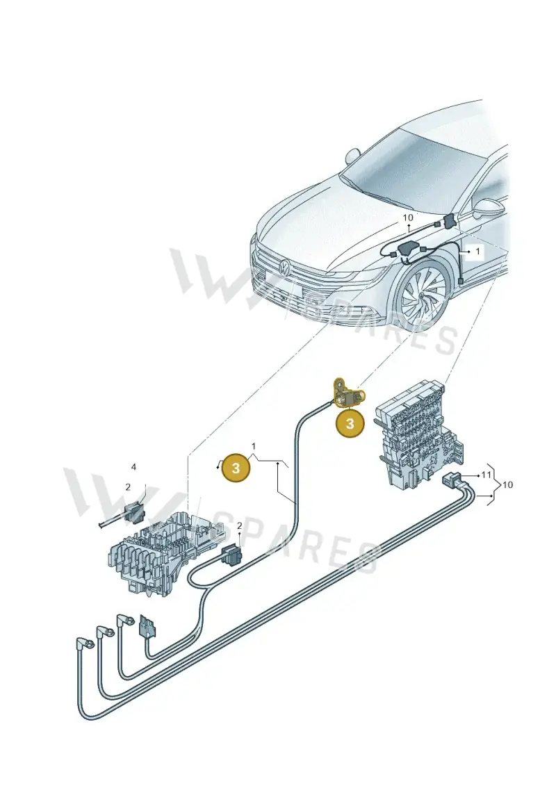 5QF972751 — Volkswagen Arteon (2017-2023) diagram 828971830, position 3