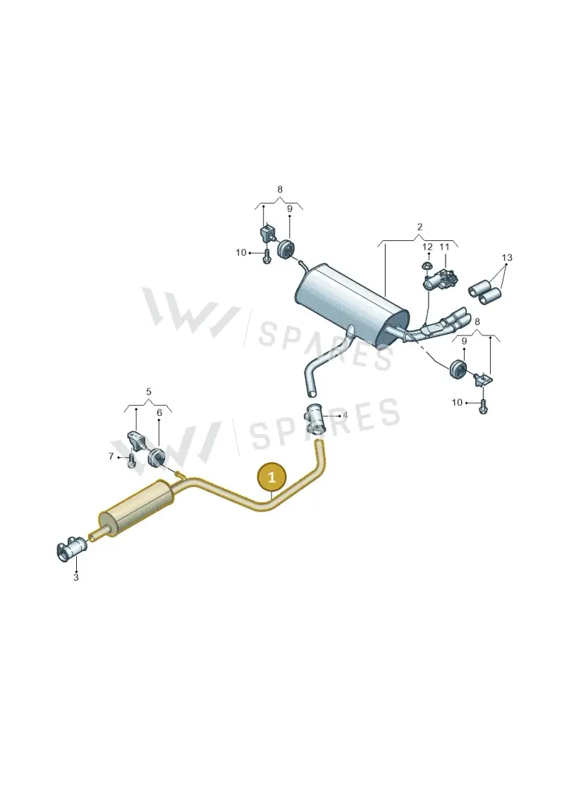 5QN253209 — Volkswagen Tiguan 2.0 4Motion (2017-2024) diagram 884253640, position 1