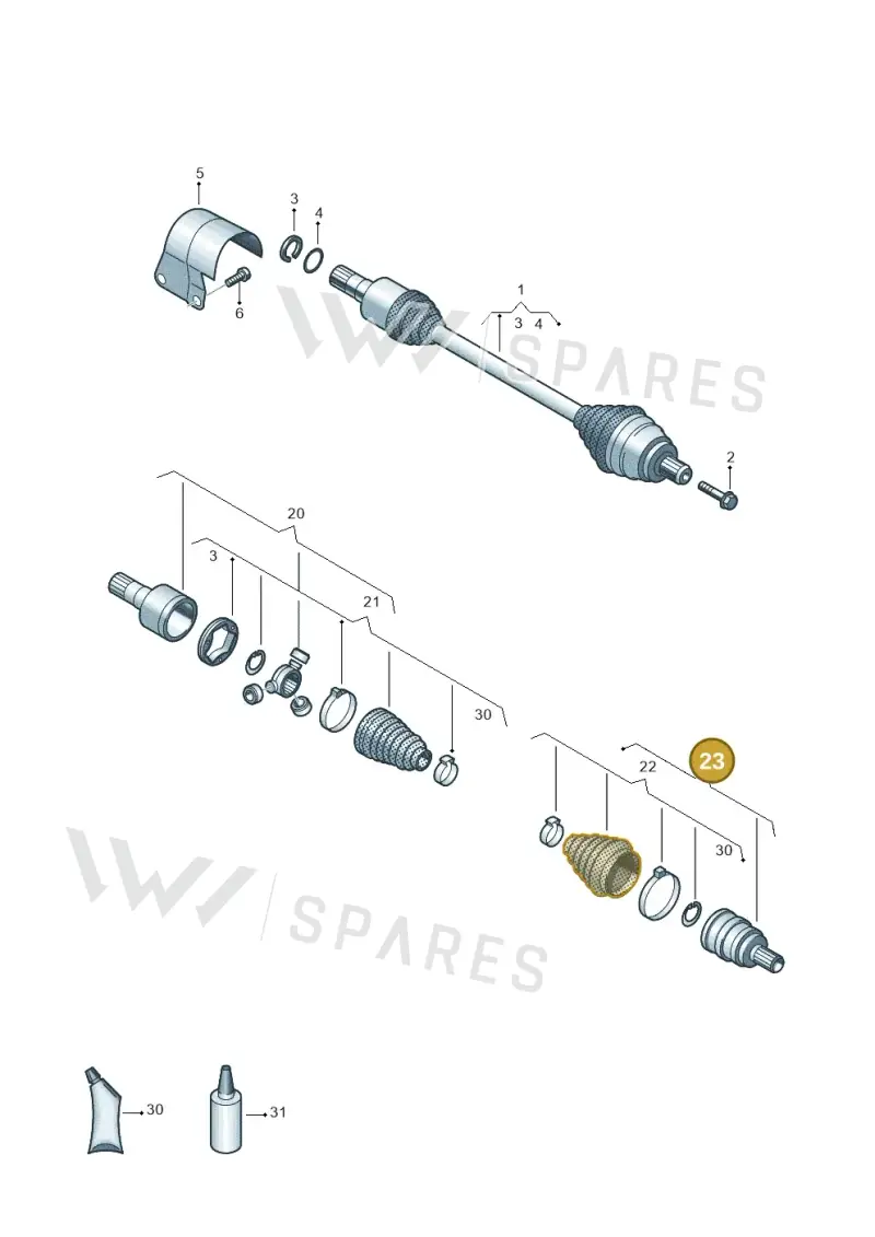 5QN498099 — Volkswagen Tiguan 2.0 4Motion (2017-2024) diagram 884407600, position 23