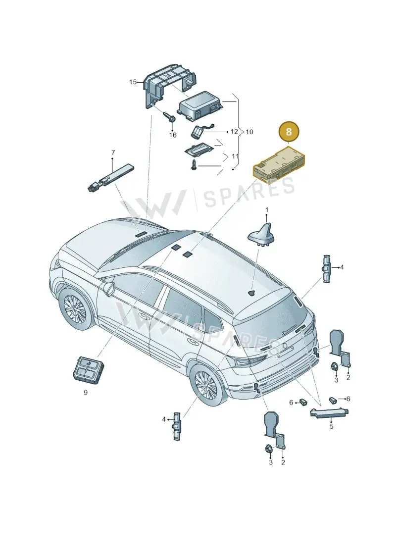 5QS035741 — Skoda Kodiaq (2024-2024) diagram 804000140, position 8