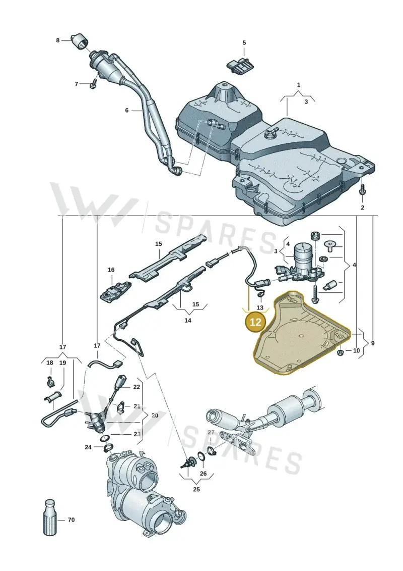 5QS131983 — Volkswagen Tiguan 2.0 (2023-) diagram 57x201600, position 12