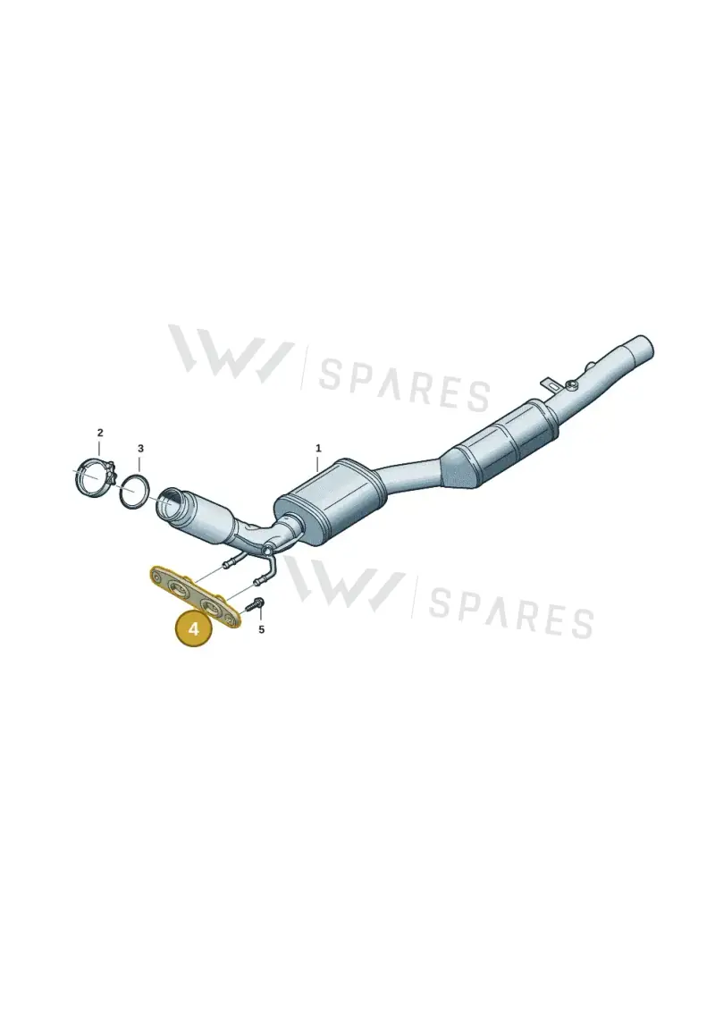 5QS253144 — Volkswagen Passat estate (2023-) diagram 3j0253260, position 4