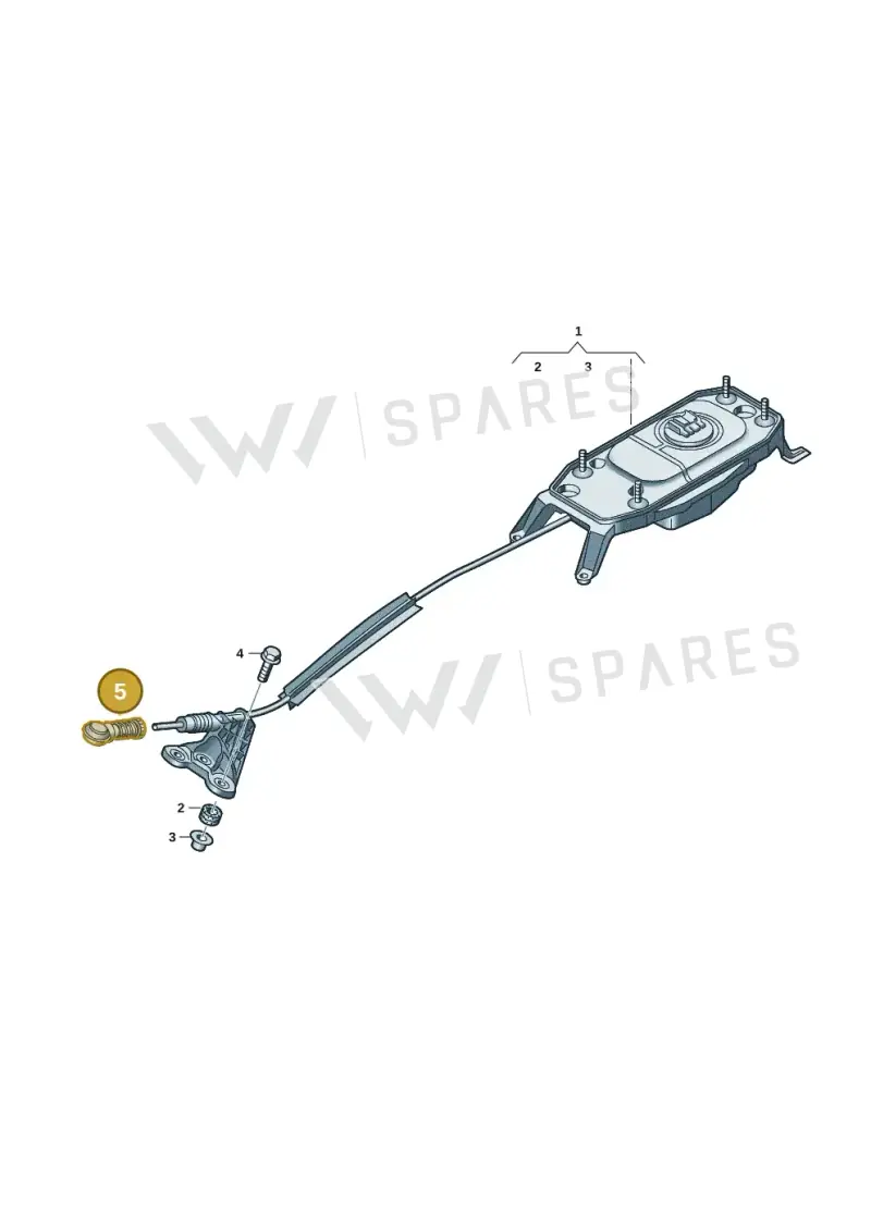 5QS713761 — Volkswagen Tiguan 2.0 (2023-) diagram 57x711400, position 5