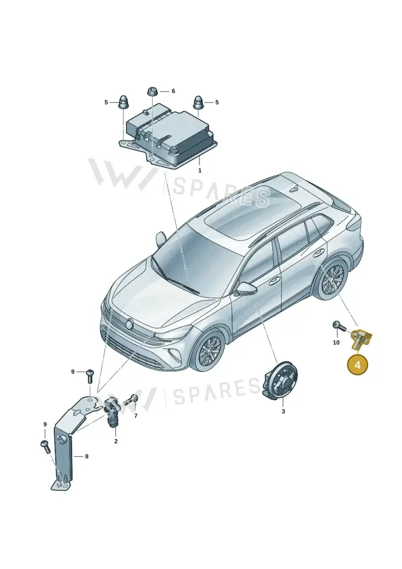 5QS959659 — Skoda Kodiaq (2024-2024) diagram 57x959600, position 4
