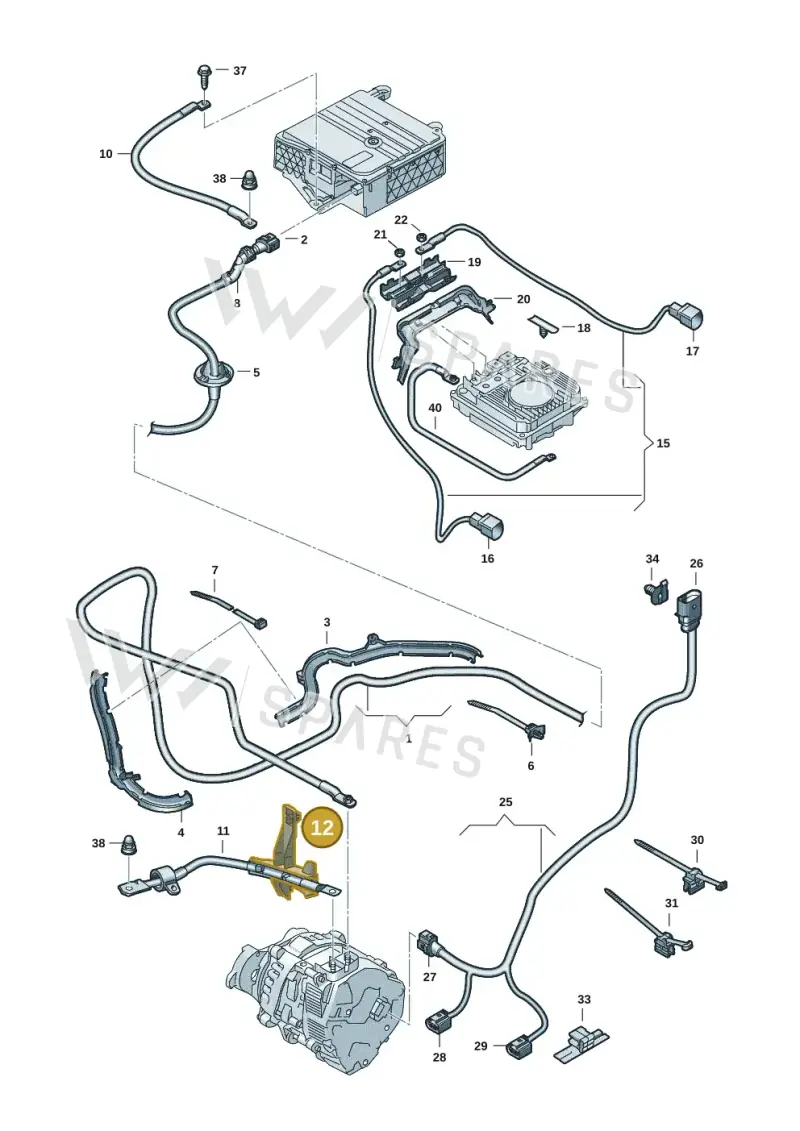 5QS971446 — Skoda Kodiaq (2024-2024) diagram 3j0971150, position 12