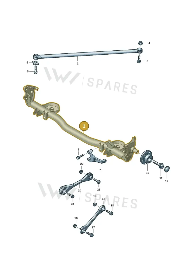 5R3501101M — Volkswagen Caddy Maxi Kombi (2020-2024) diagram 2ka501000, position 1