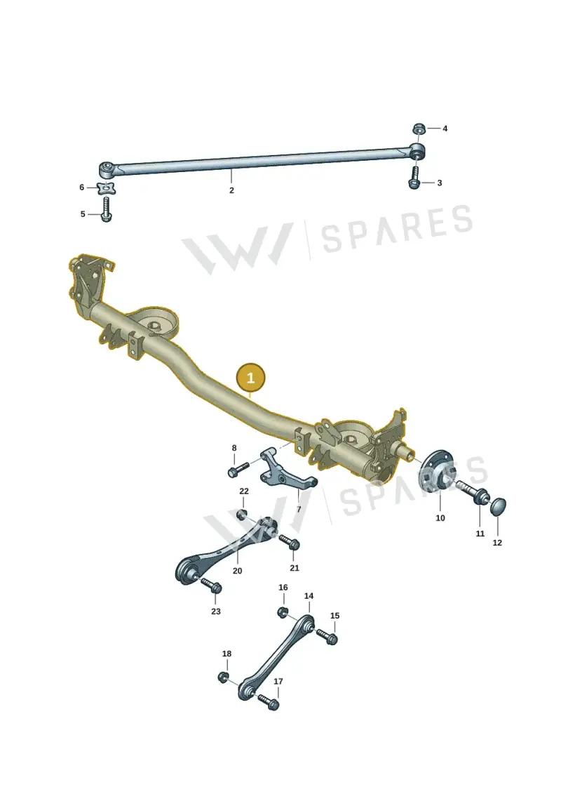 5R3501102F — Volkswagen Caddy Maxi Kombi (2020-2024) diagram 2ka501000, position 1