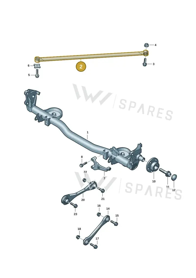 5R3501529C — Volkswagen Caddy Maxi Kombi (2020-2024) diagram 2ka501000, position 2