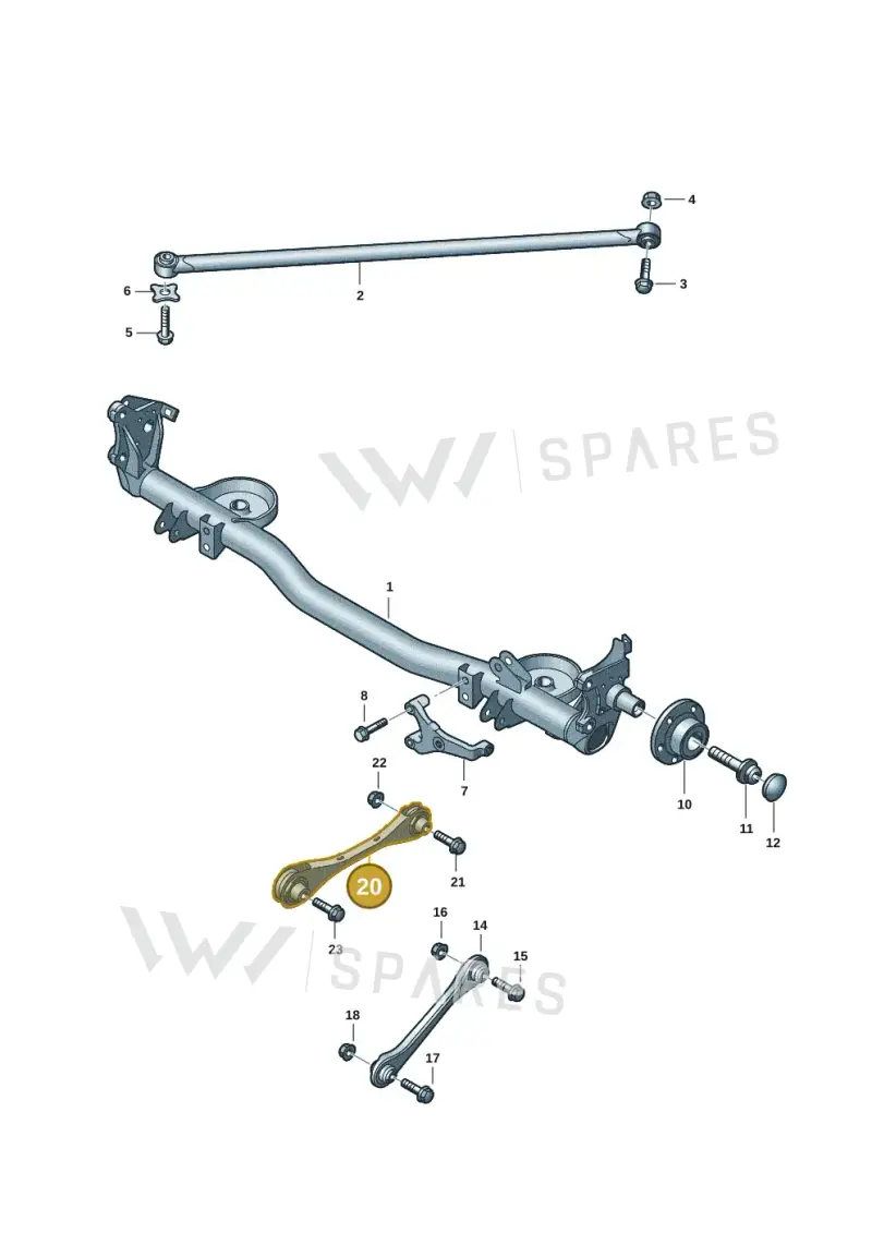 5R3505237C — Volkswagen Caddy Maxi (2020-2025) diagram 2ka501000, position 20