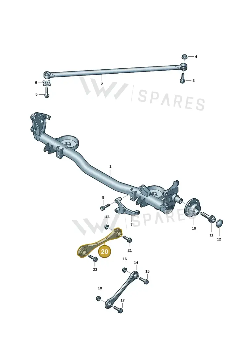 5R3505237D — Volkswagen Caddy Maxi Kombi (2020-2024) diagram 2ka501000, position 20