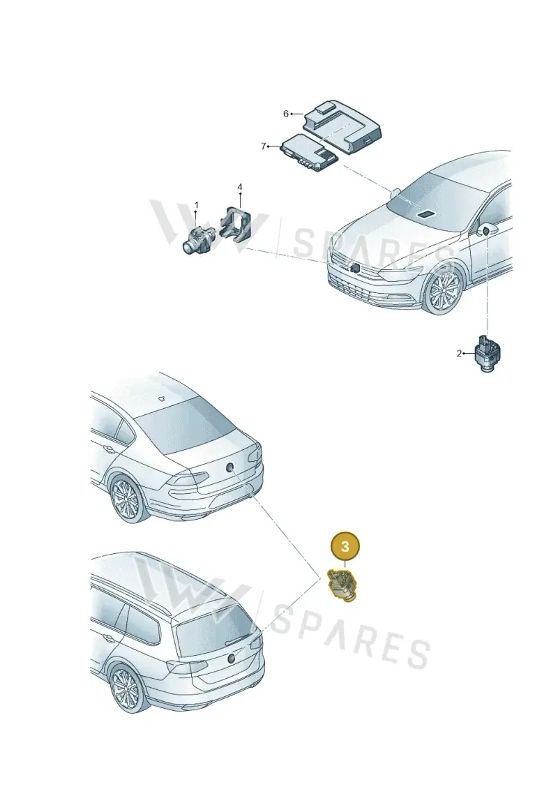 5R3980568B — Volkswagen Passat estate (2023-) diagram 793907210, position 3