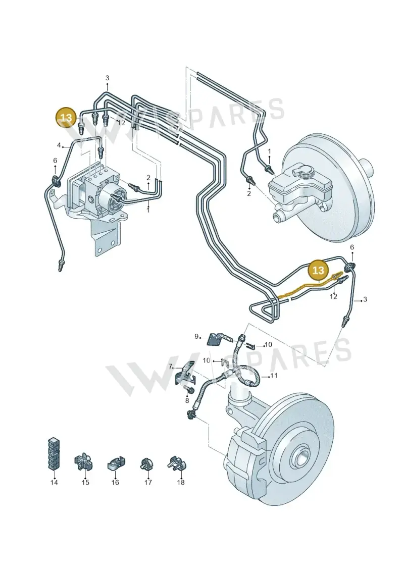 5R4614726 — Volkswagen Caddy Maxi Kombi (2020-2024) diagram 869611200, position 13