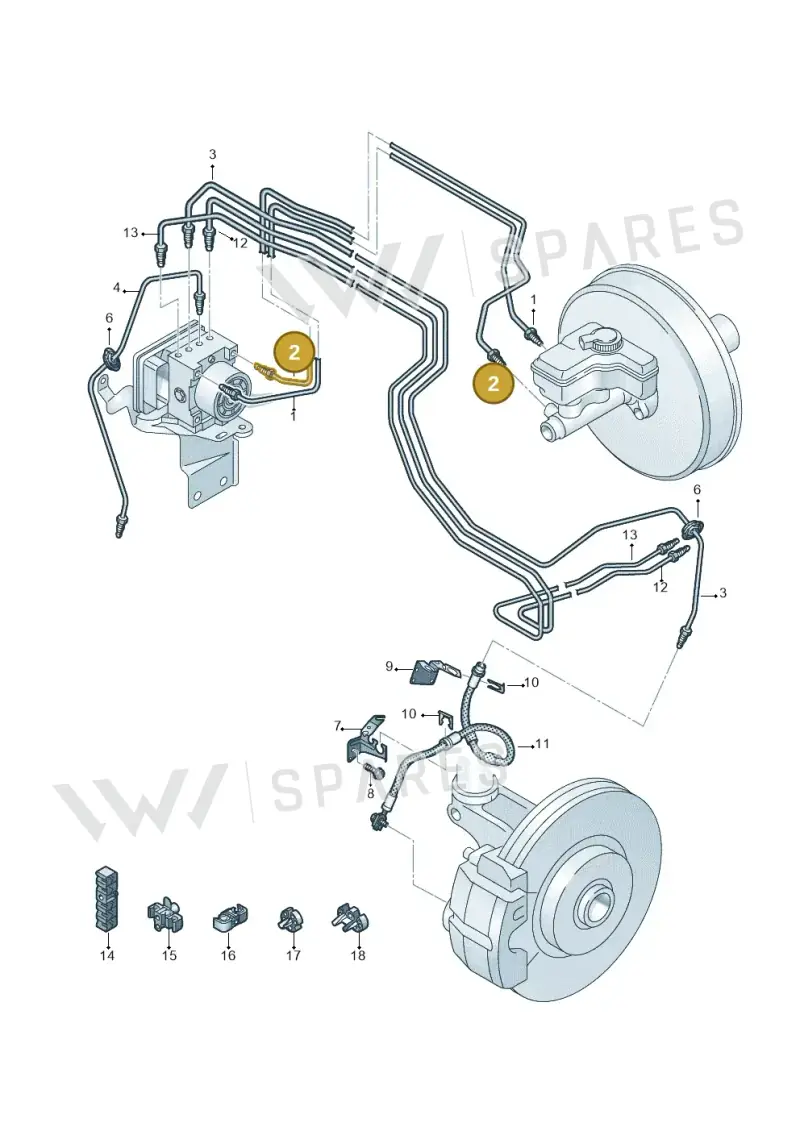 5R5614740 — Volkswagen Caddy Maxi Kombi (2020-2024) diagram 869611200, position 2