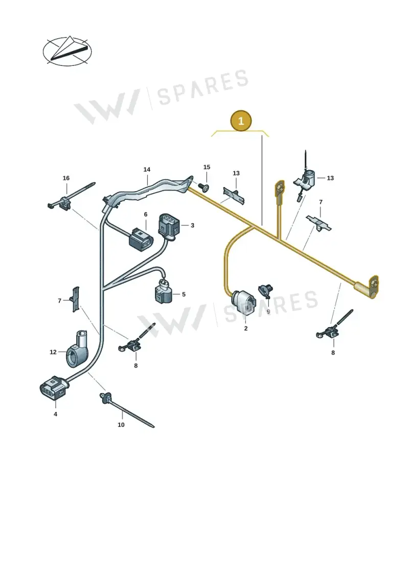 5R5971111AD — Skoda Kodiaq (2024-2024) diagram 2ka971070, position 1
