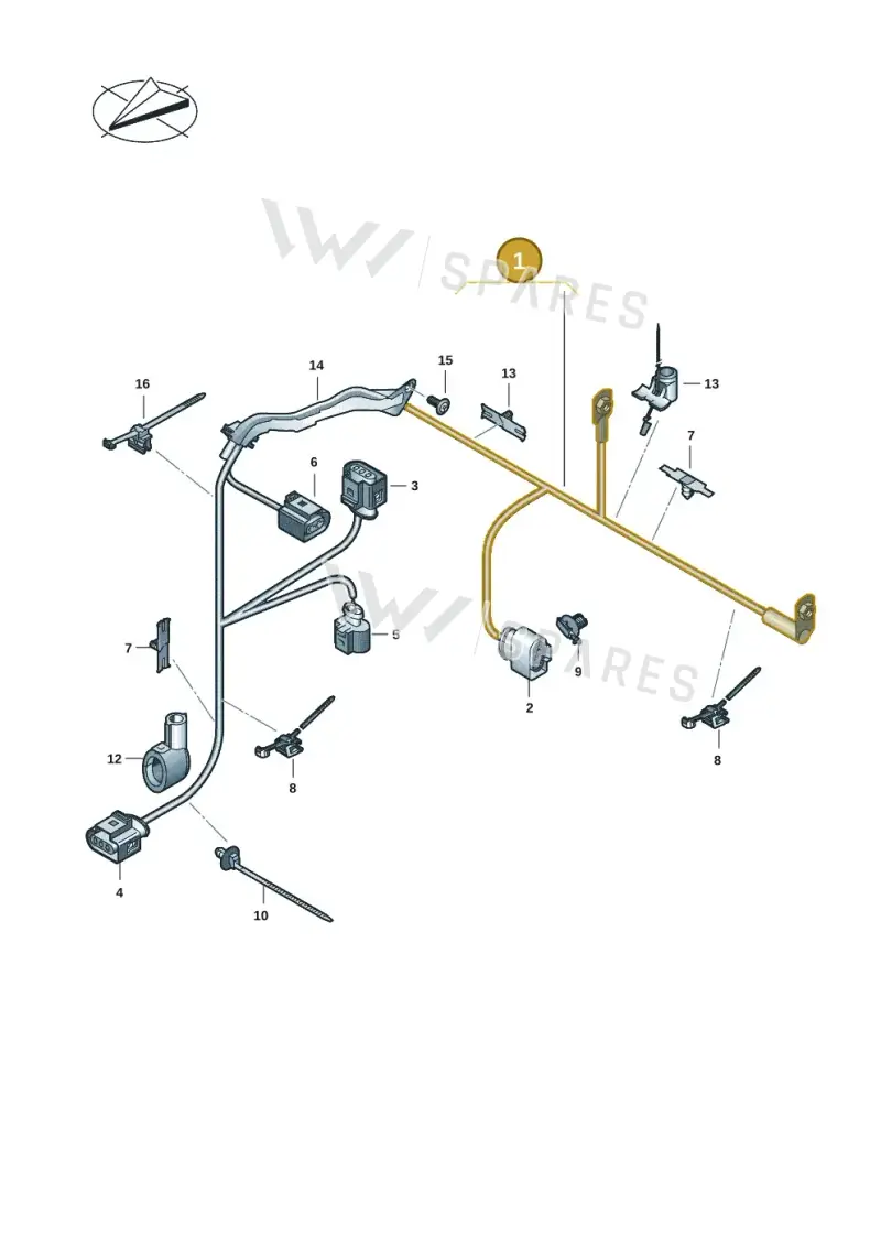 5R5971111AE — Skoda Kodiaq (2024-2024) diagram 2ka971070, position 1