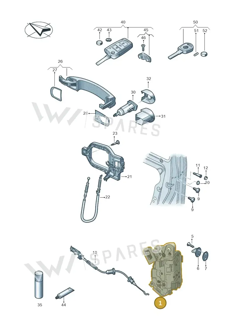 5TB837016E — Volkswagen E-Crafter 35 (2018-2024) diagram 806837000, position 1