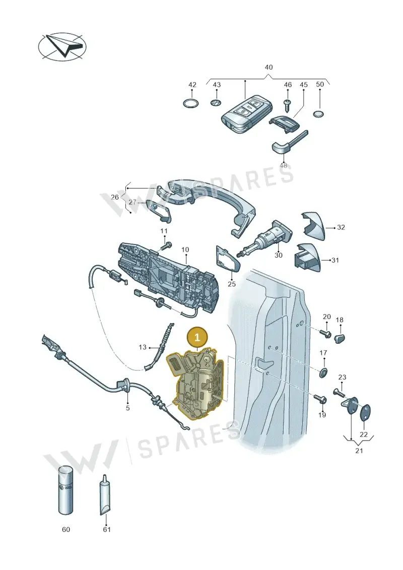 5TC837015E — Volkswagen Arteon (2017-2023) diagram 828837000, position 1