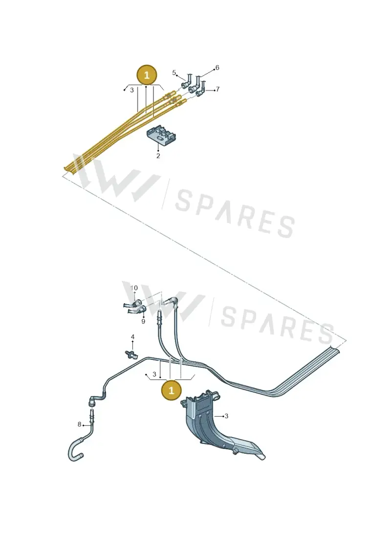 5WA200059AJ — Volkswagen Golf 2.0 (2016-2020) diagram 746201150, position 1