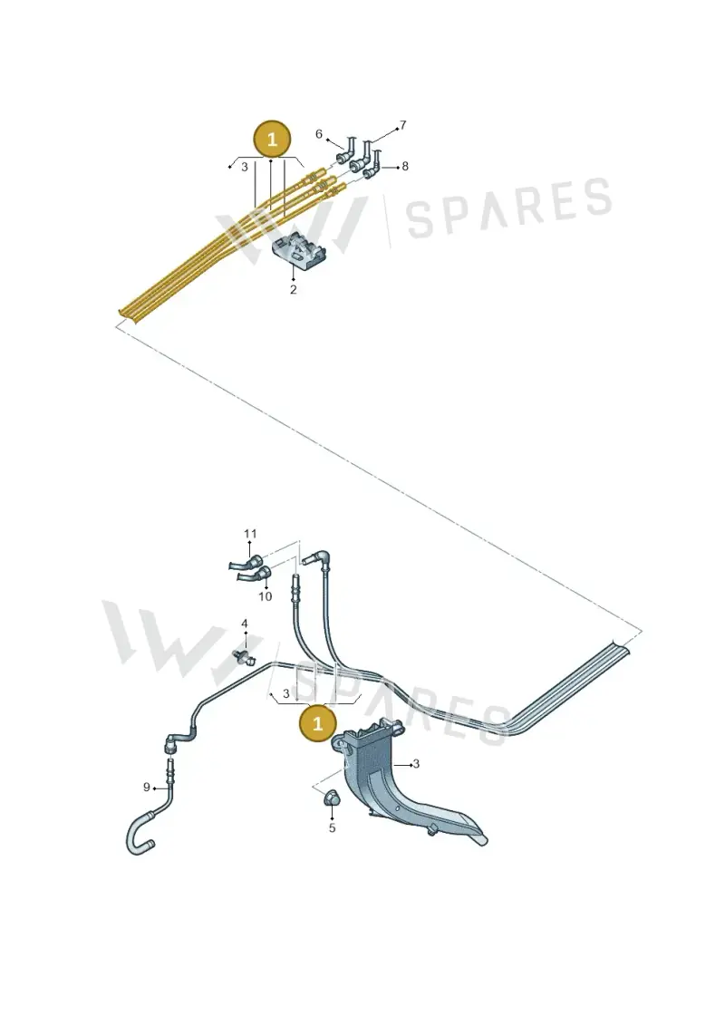 5WA200059BM — Volkswagen Golf 2.0 BlueMotion (2019-2024) diagram 746201170, position 1
