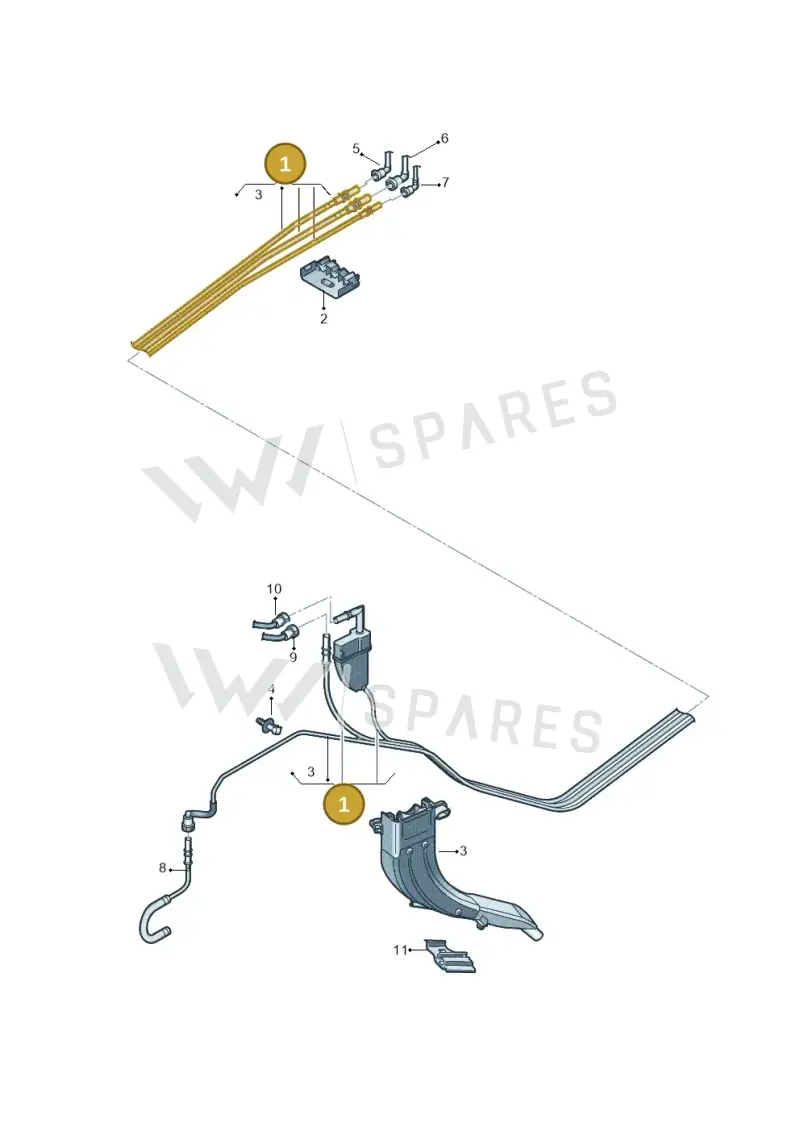 5WA200059CK — Volkswagen Golf 2.0 BlueMotion (2019-2024) diagram 780201022, position 1