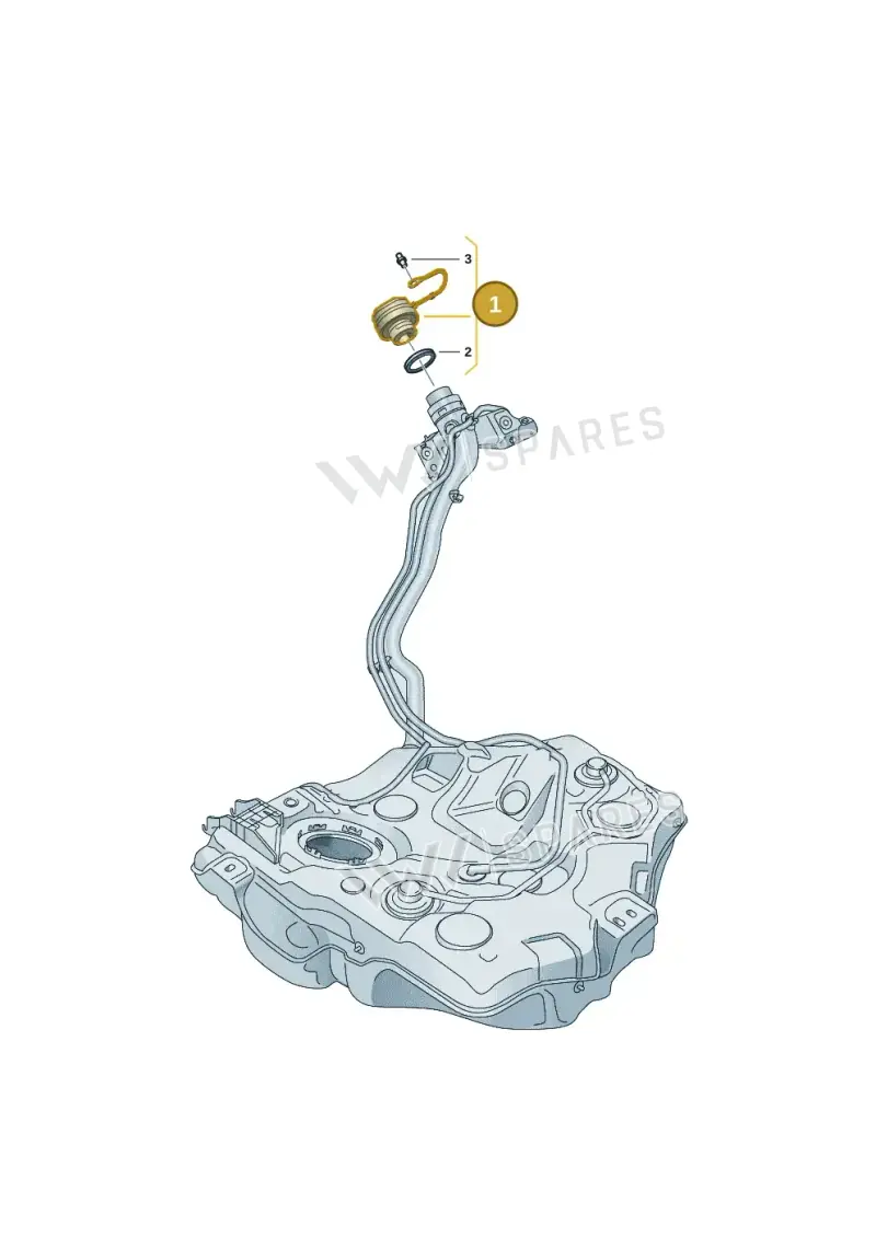 5WA201550AN — Volkswagen Tiguan 2.0 (2023-) diagram 5h0201190, position 1