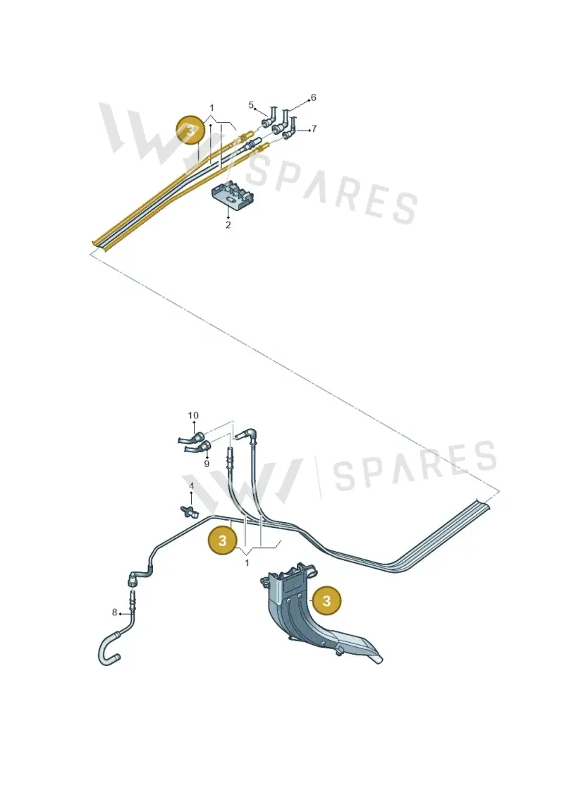 5WA201973 — Volkswagen Golf 2.0 (2016-2020) diagram 746201150, position 3