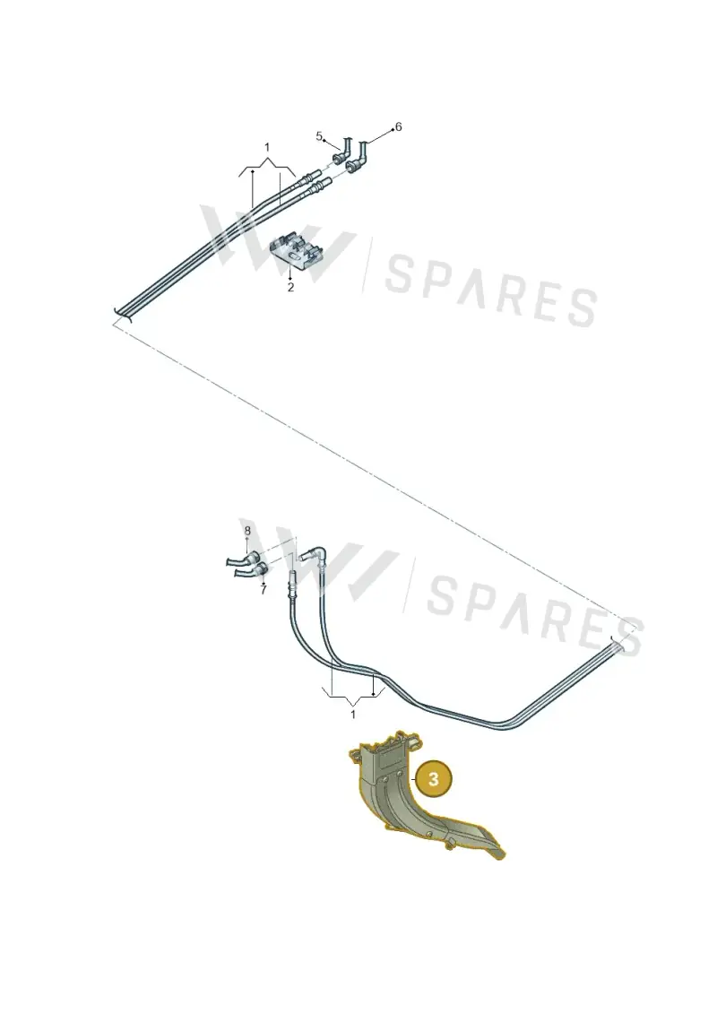 5WA201973 — Volkswagen Golf 2.0 (2016-2020) diagram 781201150, position 3