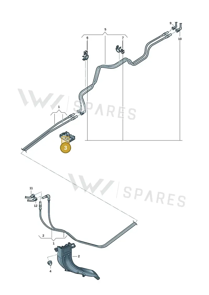 5WA201973M — Volkswagen Caddy Maxi Kombi (2020-2024) diagram 2ka201020, position 3